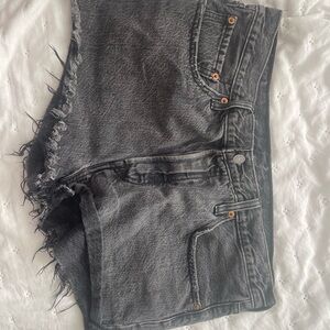 Levi's Black Jean Shorts